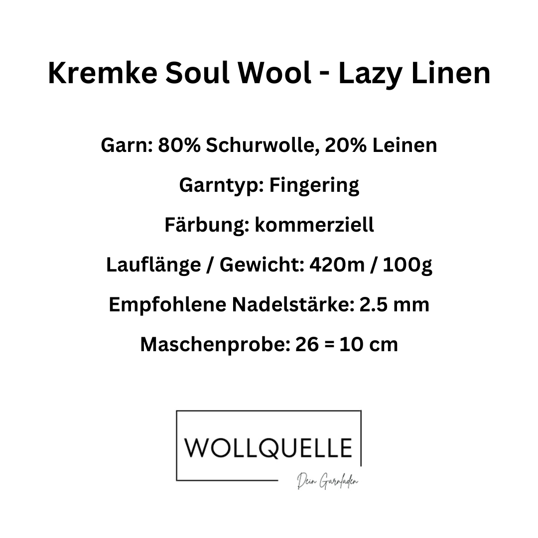 Kremke Soul Wool - Lazy Linen