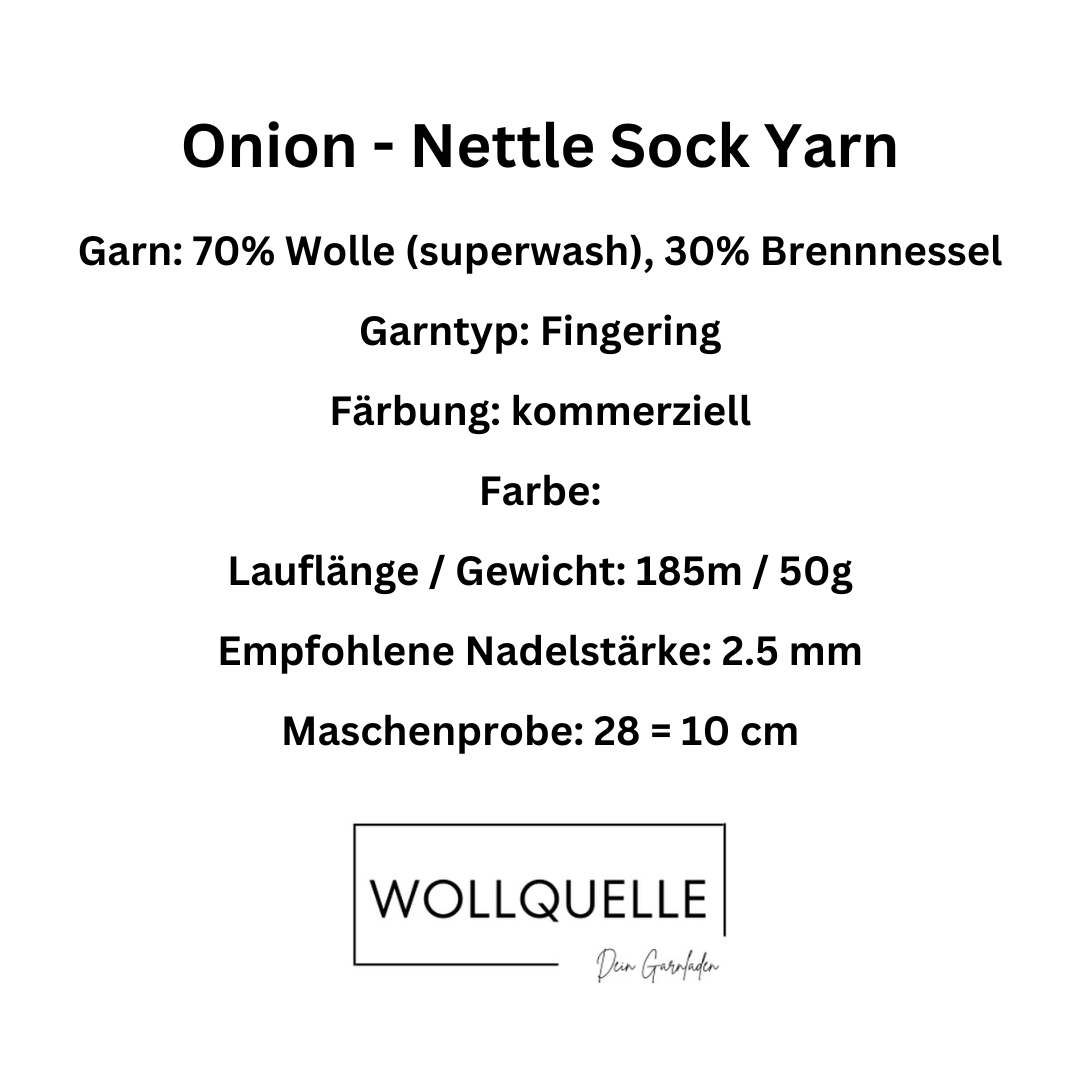 Onion - Nettle Sock Yarn